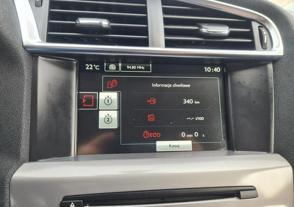 Citroen C4 cena 37900 przebieg: 89000, rok produkcji 2015 z Nowa Dęba małe 742